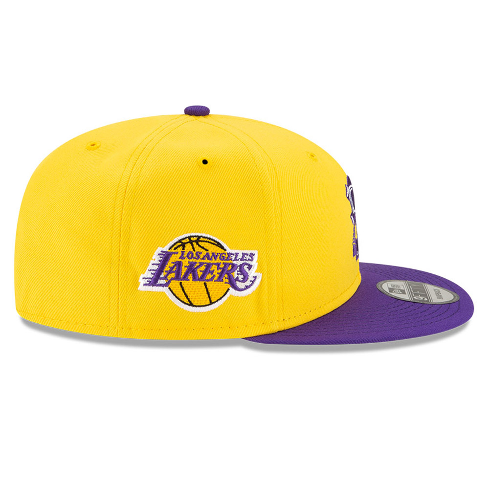LA Lakers x Compound Gas Mask Logo Yellow 9FIFTY Cap