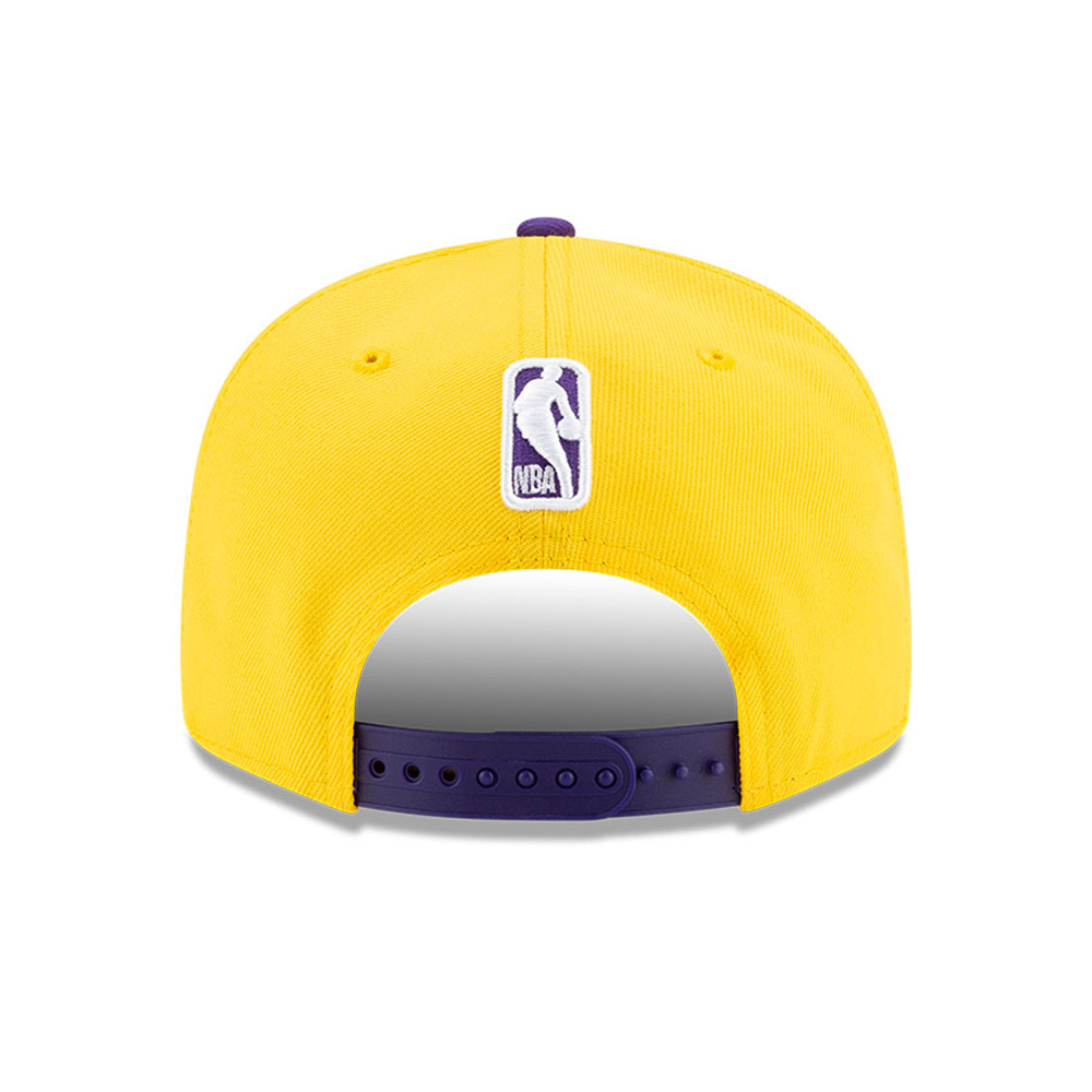 LA Lakers x Compound Gasmaske Logo Gelb 9FIFTY Kappe