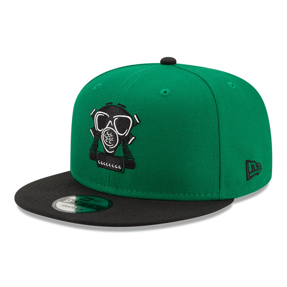 Boston Celtics x Compound Gas Mask Logo Green 9FIFTY Cap