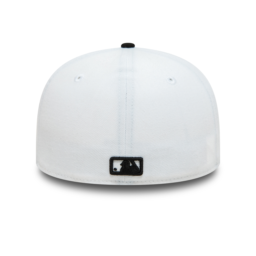 New York Yankees Monochrome White 59FIFTY Gorra