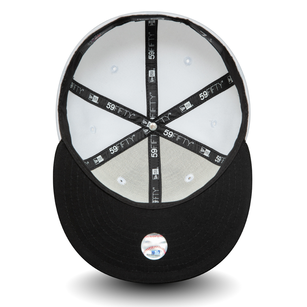 New York Yankees Monochrome Blanc 59FIFTY Casquette