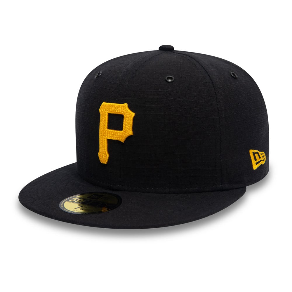 Pittsburgh Pirates Luxe AC Perf Black 59FIFTY Cap