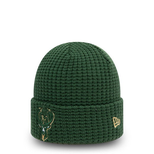 Chapeau de bonnet vert gaufre des Milwaukee Bucks