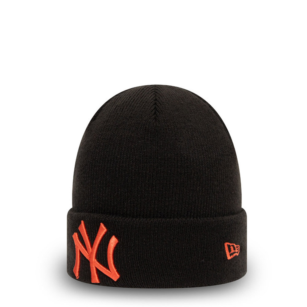 New York Yankees League Essential Kids Black Cuff Bonnet Chapeau