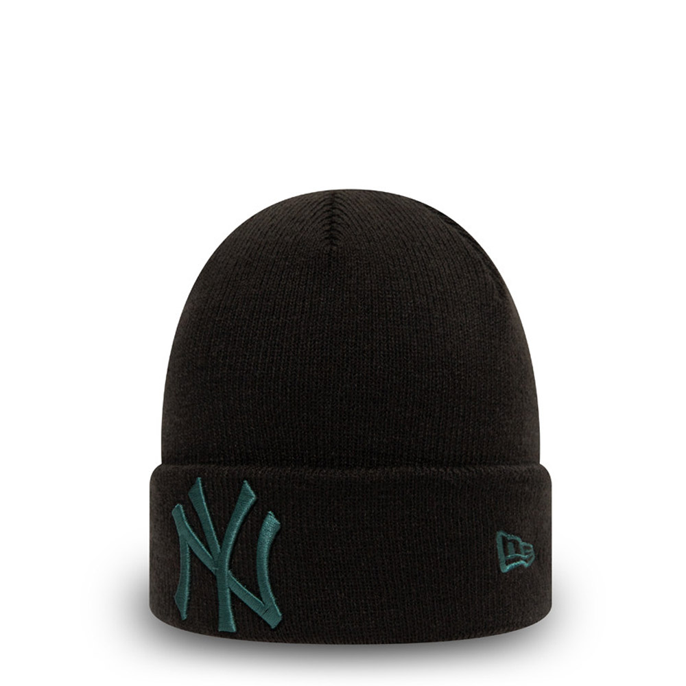Cappello berretto da cuffia nero per bambini essential della New York Yankees League