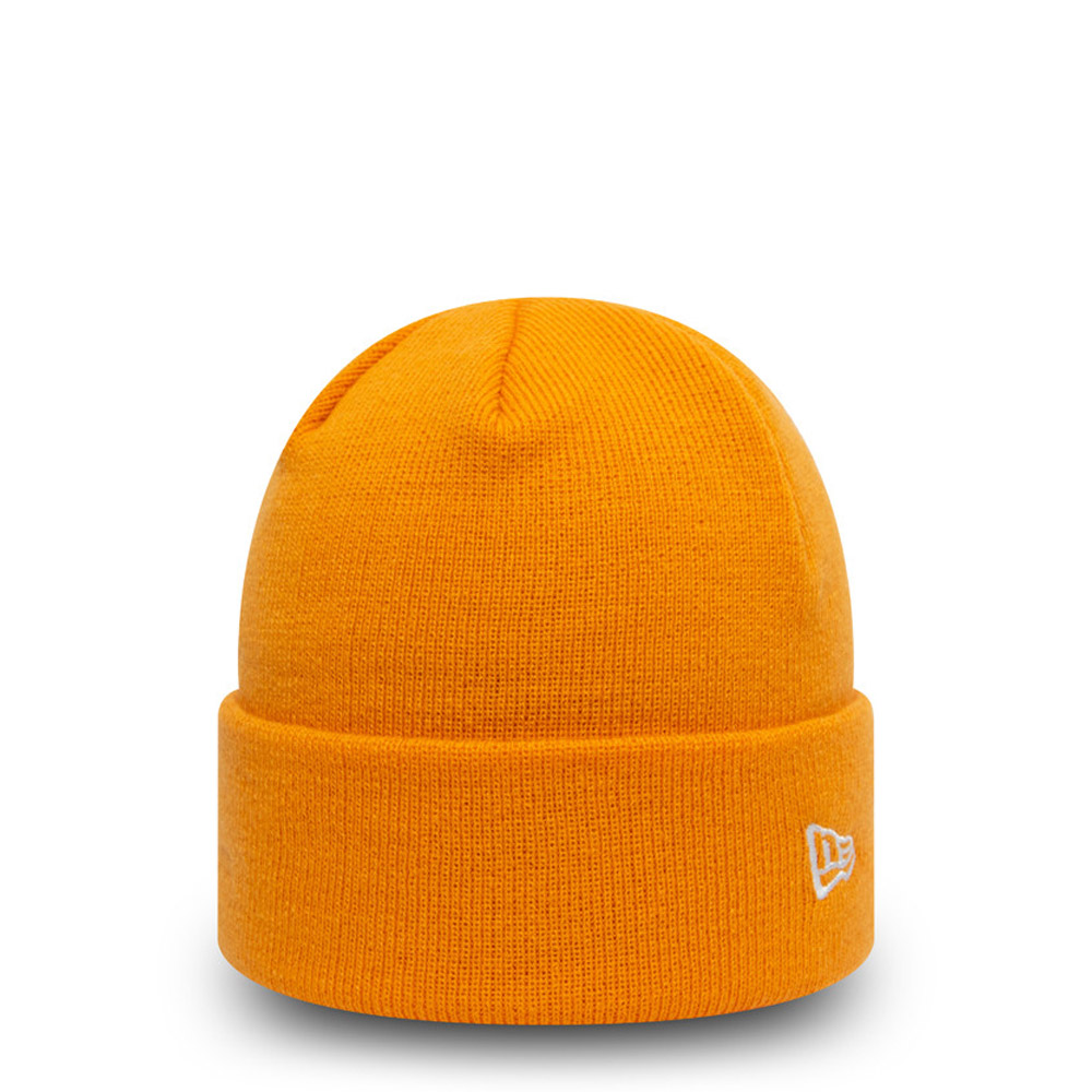 New Era Waffle Naranja Cuff Beanie Hat