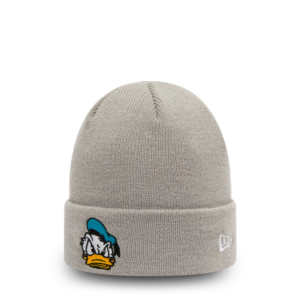 Donald Duck Personaje Kids Grey Cuff Beanie Hat