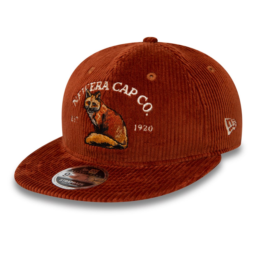 New Era Into The Woods Orange 9FIFTY Retro Crown Cap