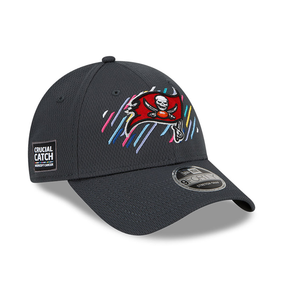 Casquette 9FORTY Stretch Snap Tampa Bay Buccaneers Crucial Catch Grise