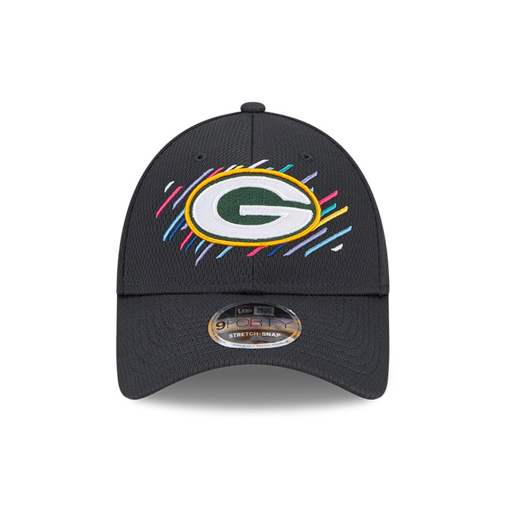 Green Bay Packers Crucial Catch Grau 9FORTY Stretch Snap Cap