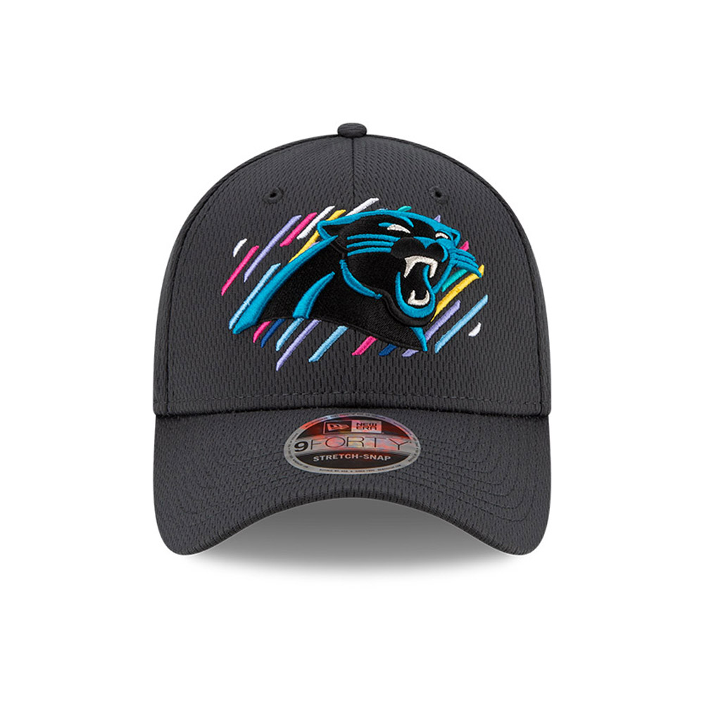 Casquette 9FORTY Stretch Snap Carolina Panthers Crucial Catch Grise
