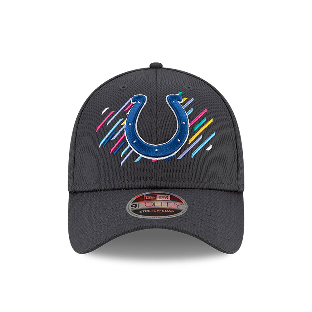 Indianapolis Colts Crucial Catch Grigio 9FORTY Stretch Snap Cap