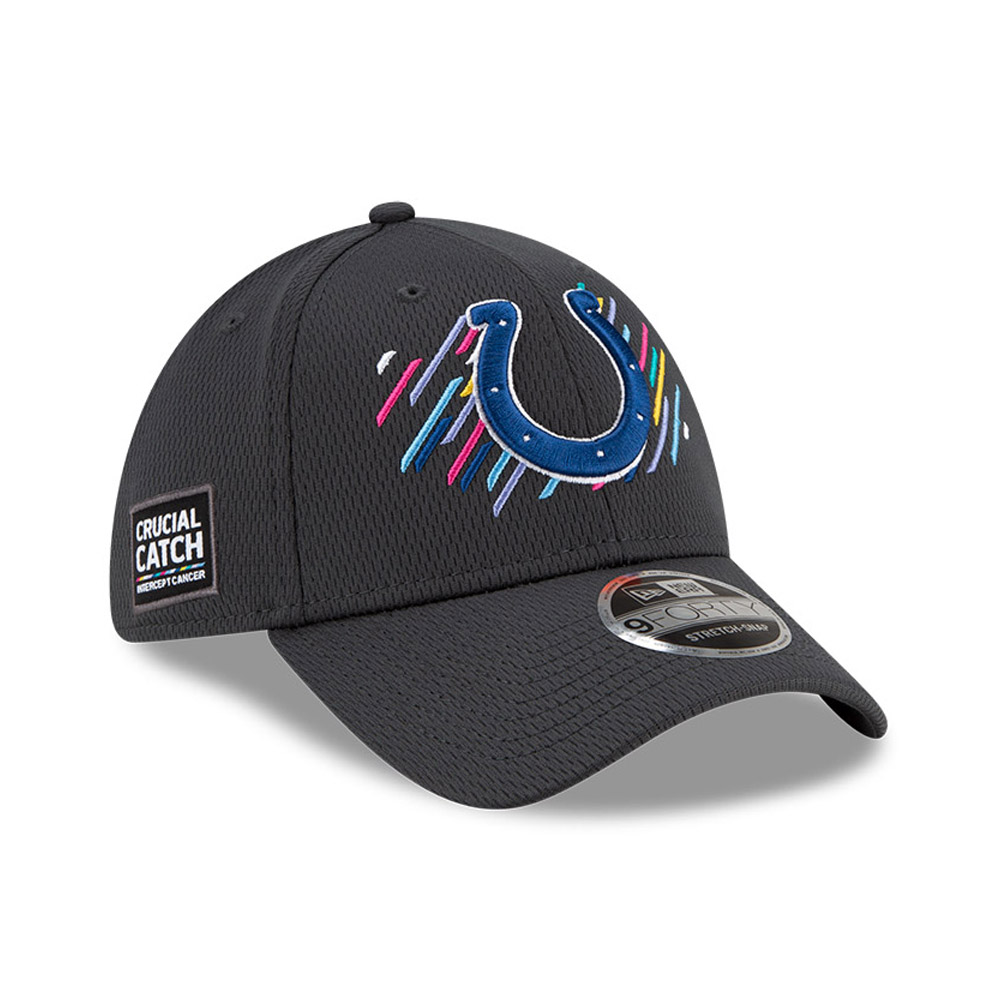 Casquette 9FORTY Stretch Snap Indianapolis Colts Crucial Catch Grise 