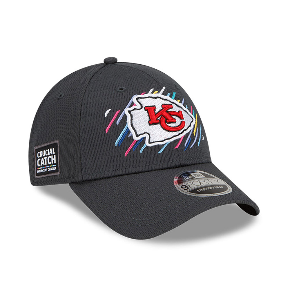 Casquette 9FORTY Stretch Snap Kansas City Chiefs Crucial Catch Grise