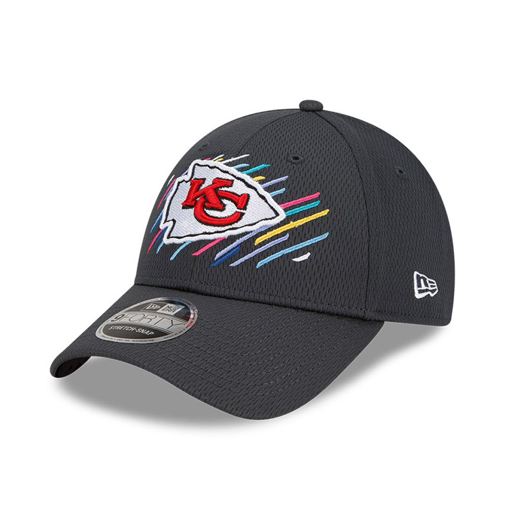 Casquette 9FORTY Stretch Snap Kansas City Chiefs Crucial Catch Grise