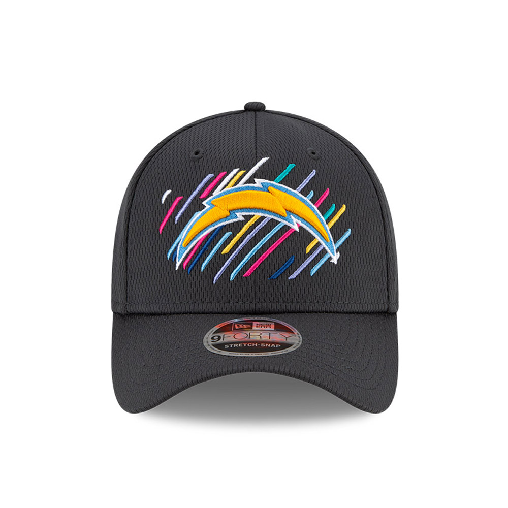 LA Chargers Crucial Catch Grigio 9FORTY Stretch Snap Cap