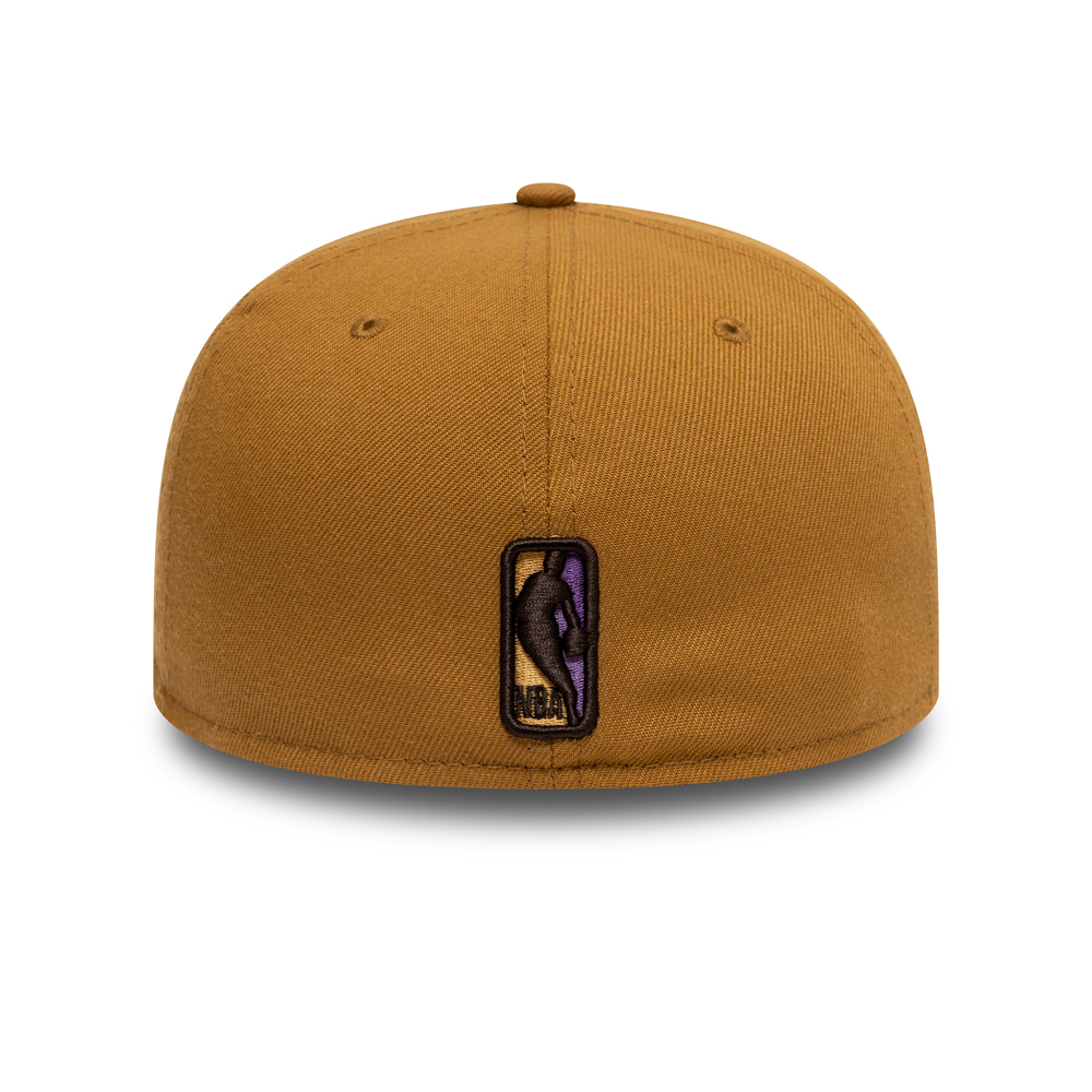 Miami Heat NBA Sweet and Savoury Tan 59FIFTY Fitted Cap