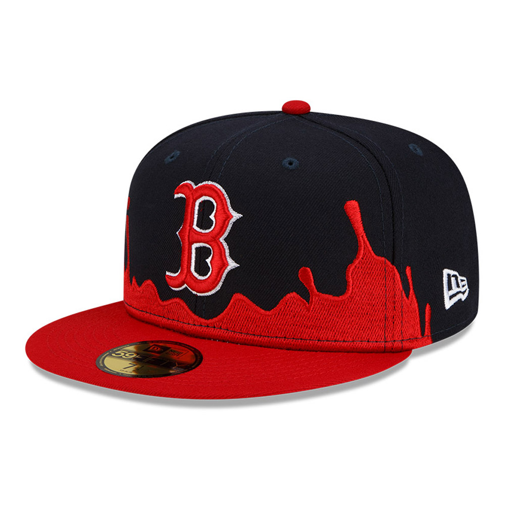 Boston Red Sox MLB Drip Front Navy 59FIFTY Fitted Cap