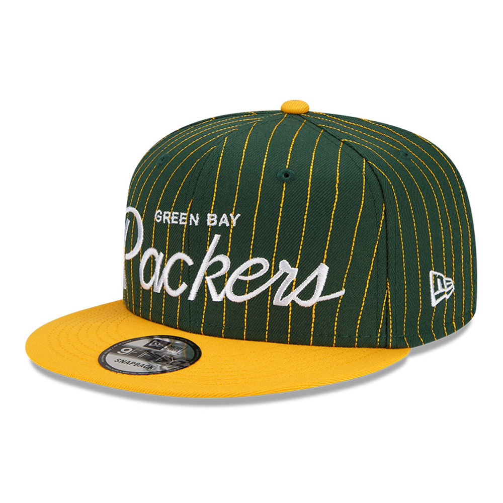 Cappellino 9FIFTY Green Bay Packers NFL Pinstripe Verde