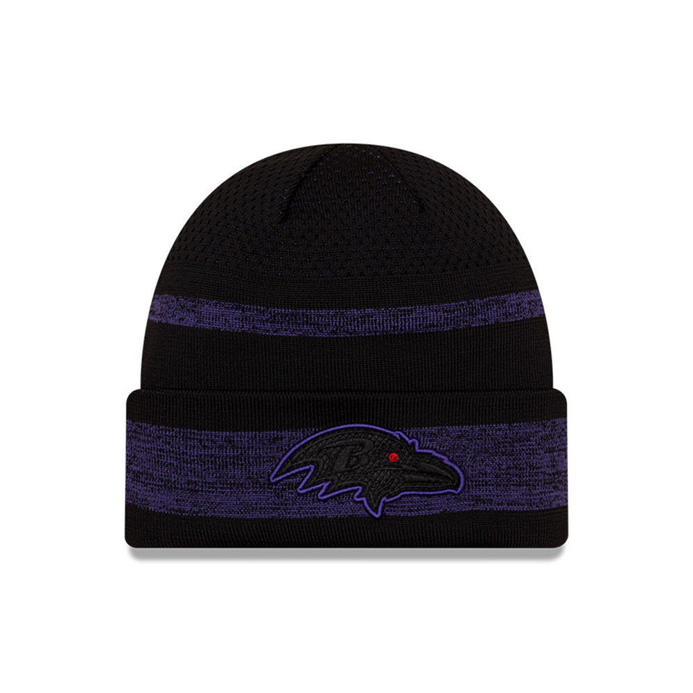 Bonnet Baltimore Ravens NFL Sideline Tech Cuff noir et violet