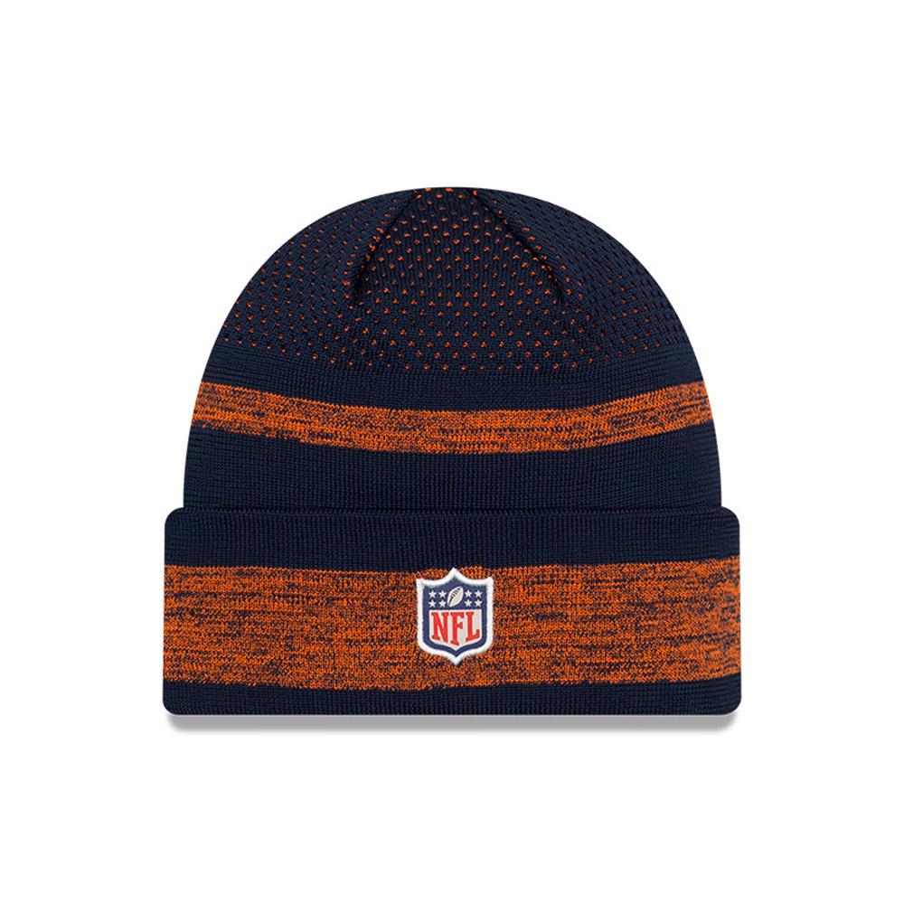 Denver Broncos NFL Sideline Tech Blue Cuff Beanie Hat