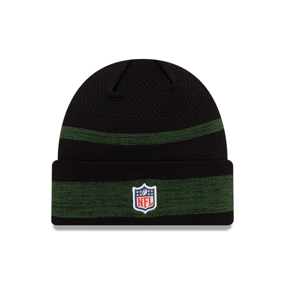 Green Bay Packers NFL Sideline Tech Green Cuff Beanie Hat
