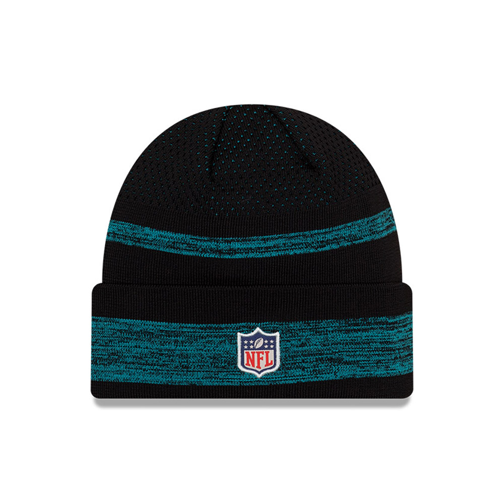 Jacksonville Jaguars NFL Sideline Tech Blue Cuff Beanie Hat