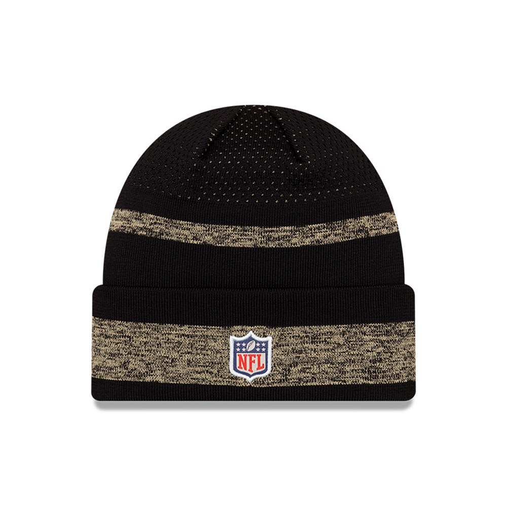 Saints de la Nouvelle-Orléans NFL Sideline Tech Grey Cuff Beanie Hat