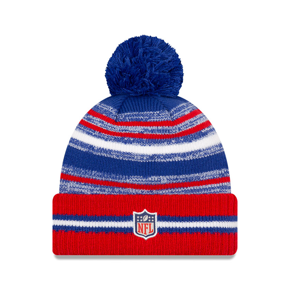 Buffalo Bills NFL Sideline Blue Bobble Mütze Hut