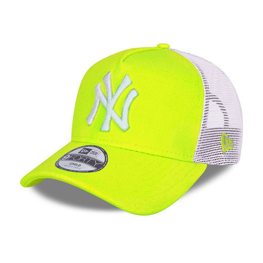 Cappellino Trucker A-Frame New York Yankees in rete giallo tono su tono bambino
