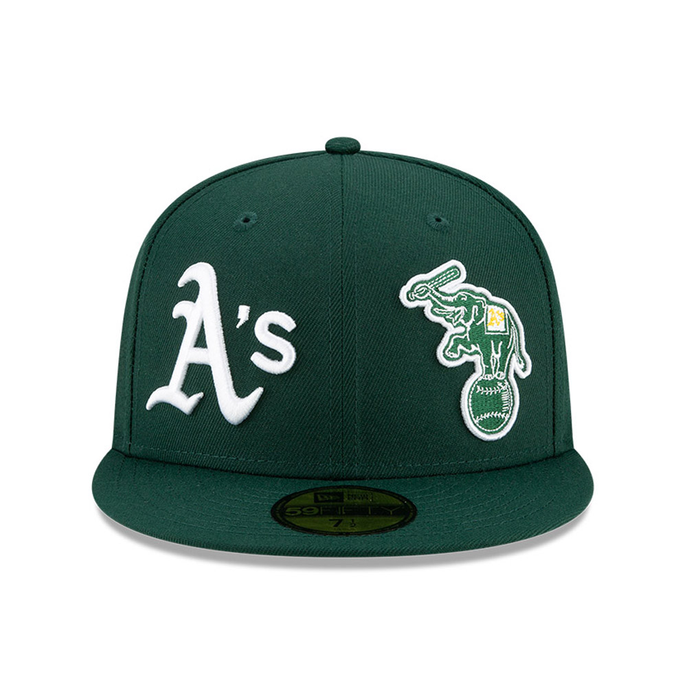 Cappellino 59FIFTY MLB Team Pride Oakland Athletics verde