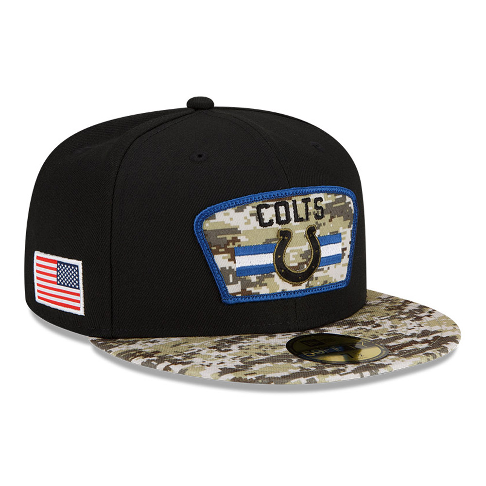 Indianapolis Colts NFL Salute to Service Black 59FIFTY Cap