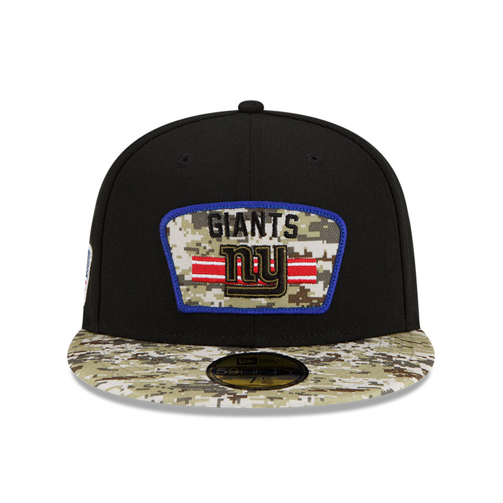 New York Giants NFL Salute to Service Black 59FIFTY Cap