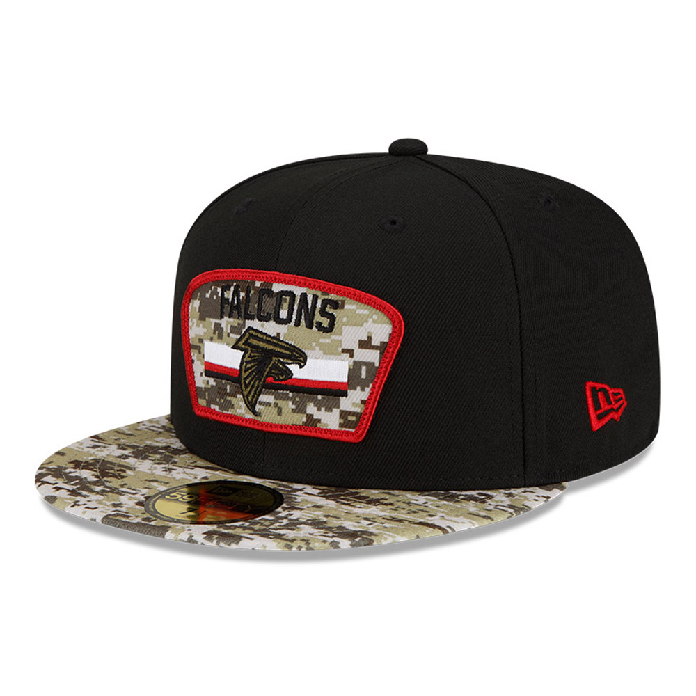 Atlanta Falcons NFL Salute to Service Black 59FIFTY Fitted Cap