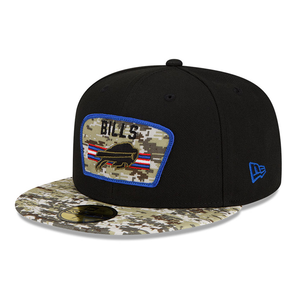 Buffalo Bills NFL Salute to Service Black 59FIFTY Fitted Cap
