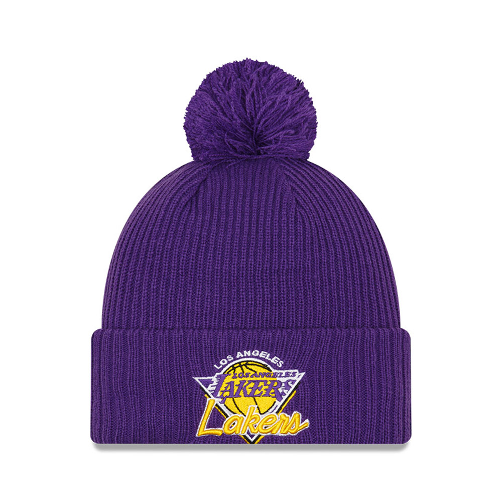 LA Lakers NBA Tip Off Purple Beanie Hat