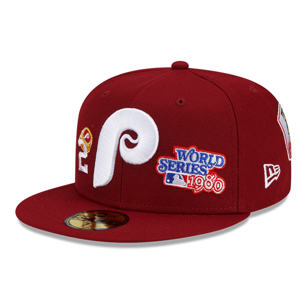 Cappellino 59FIFTY Philadelphia Phillies MLB Count The Ring Rosso