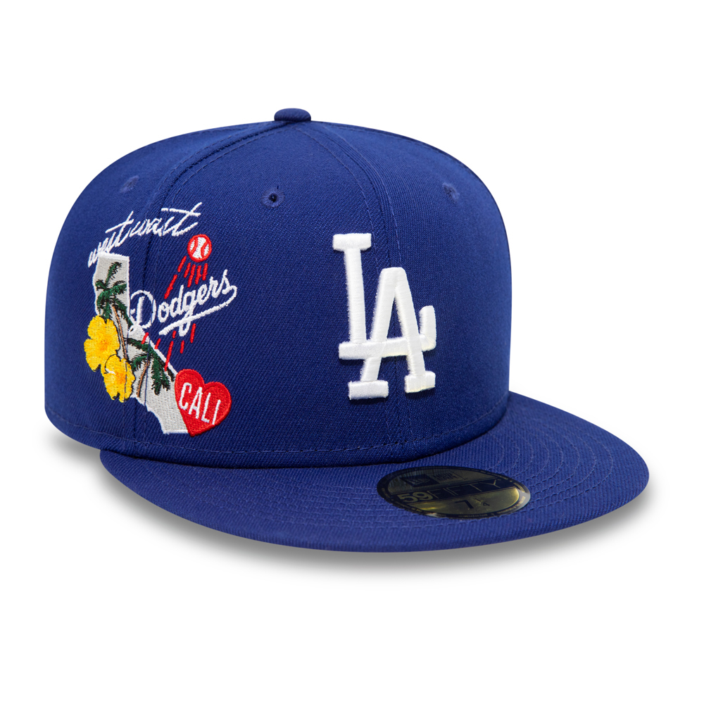 Cappellino 59FIFTY LA Dodgers MLB City Cluster Blu