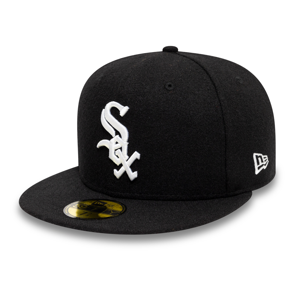 Casquette Chicago White Sox Heritage World Series Melton Black 59FIFTY Noire