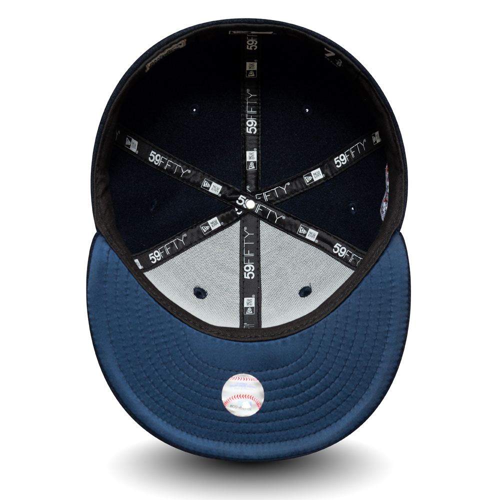 New York Yankees Heritage World Series Melton Navy 59FIFTY Fitted Cap