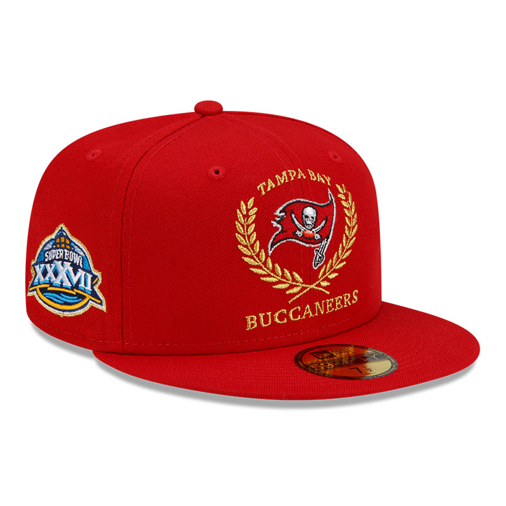 Tampa Bay Buccaneers NFL Gold Classic Red 59FIFTY Fitted Cap