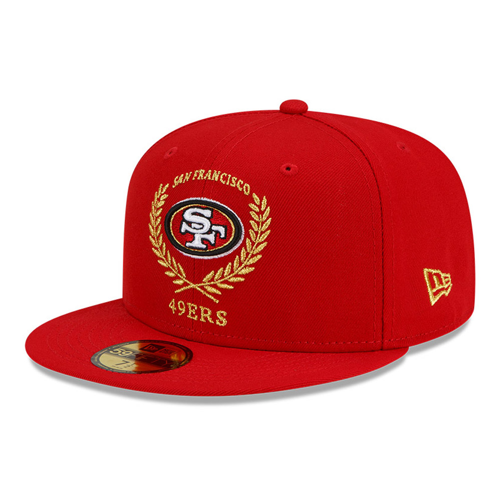 San Francisco 49ers NFL Gold Classic Red 59FIFTY Fitted Cap
