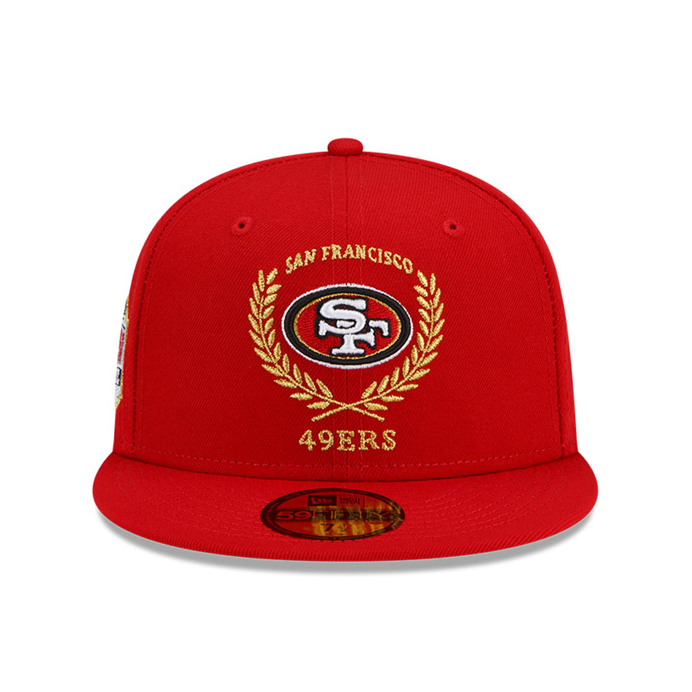 San Francisco 49ers NFL Gold Classic Red 59FIFTY Fitted Cap