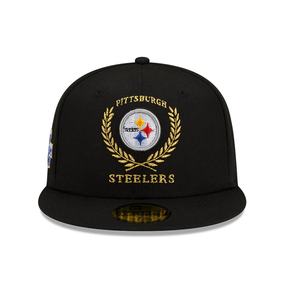 Pittsburgh Steelers NFL Gold Classic Black 59FIFTY Fitted Cap