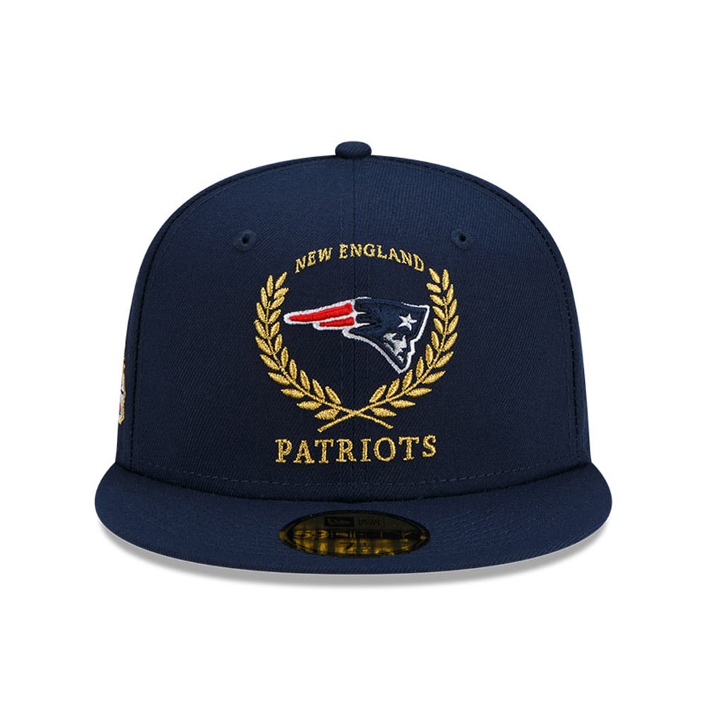 New England Patriots NFL Gold Classic Blue 59FIFTY Cap