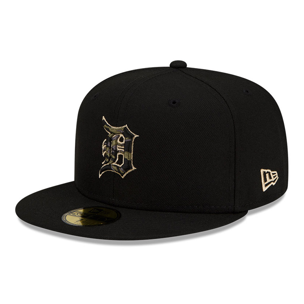 Detroit Tigers MLB Camo UV Black 59FIFTY Cap