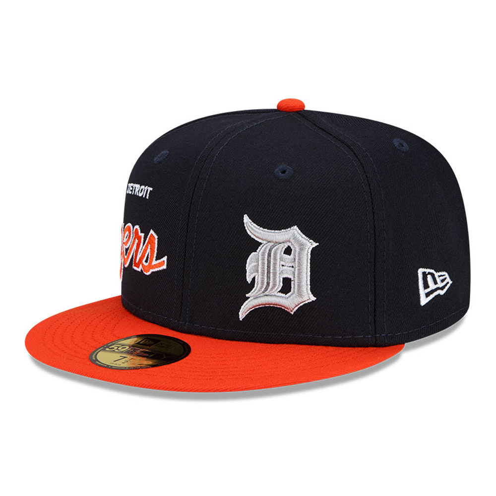 Official New Era Detroit Tigers MLB Double Logo OTC 59FIFTY Fitted