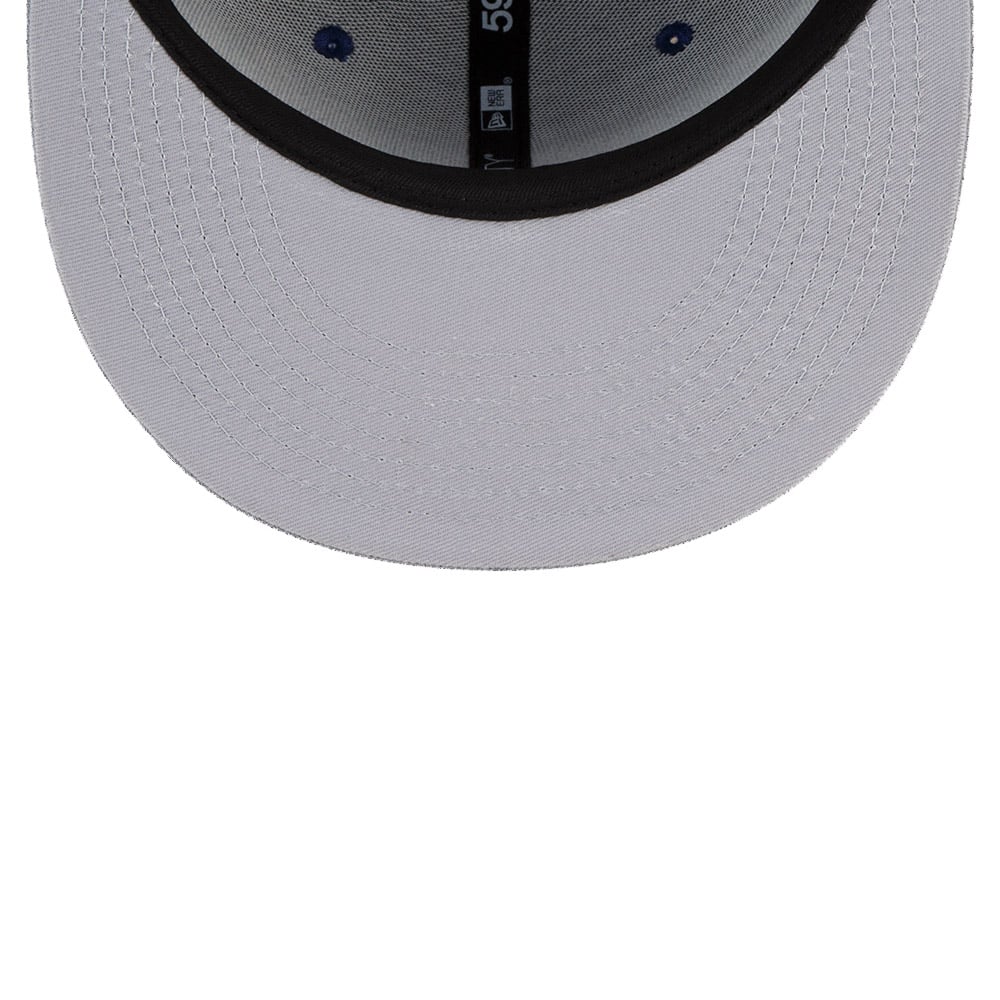 LA Dodgers MLB Double Logo Blue 59FIFTY Fitted Cap