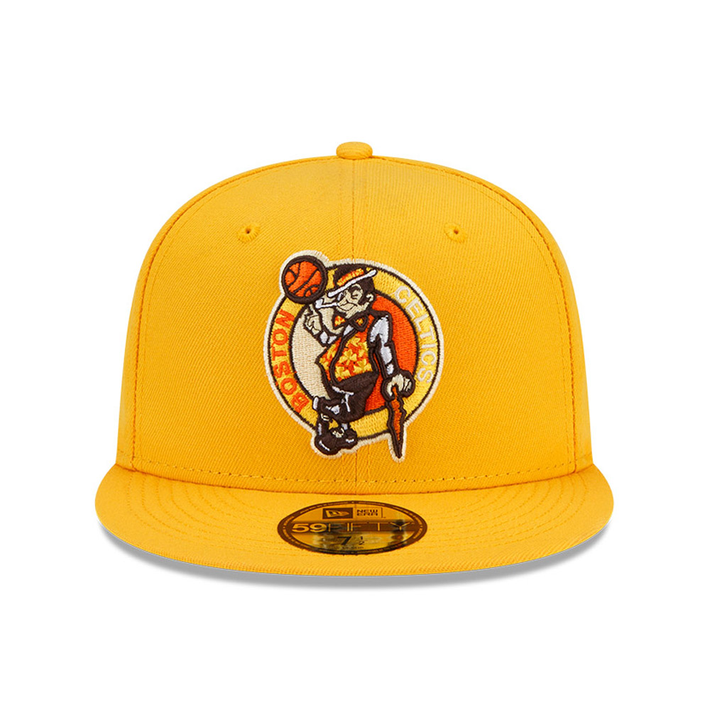 Boston Celtics NBA Gold 59FIFTY Fitted Cap