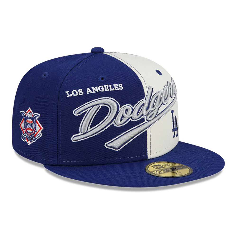 Cappellino 59FIFTY LA Dodgers MLB Split Front Blu